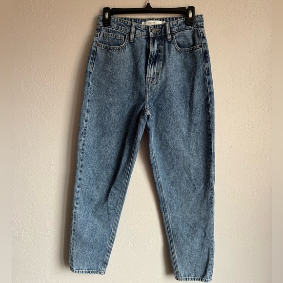 Hidden The Zoey Classic Tapered Light Wash High Rise Mom Jeans Women’s 25 - Picture 3 of 6